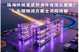 珠海外贸发货到海外仓怎么更稳？头程物流方案全流程拆解