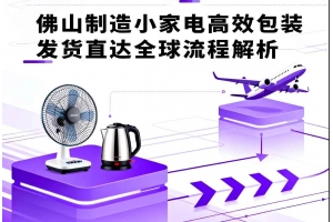佛山制造小家电高效包装发货直达全球流程解析