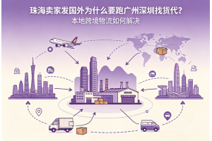 珠海卖家发国外为什么要跑广州深圳找货代？本地跨境物流如何解决