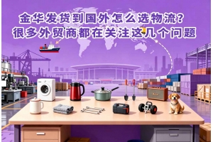 金华发货到国外怎么选物流?很多外贸商都在关注这几个问题