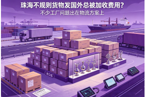 珠海不规则货物发国外总被加收费用？不少工厂问题出在物流方案上