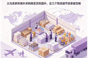 义乌卖家和海外采购商发货到国外,这几个物流细节容易被忽略