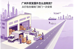 广州外贸发国外怎么选物流?从打包仓储到门到门一次安排