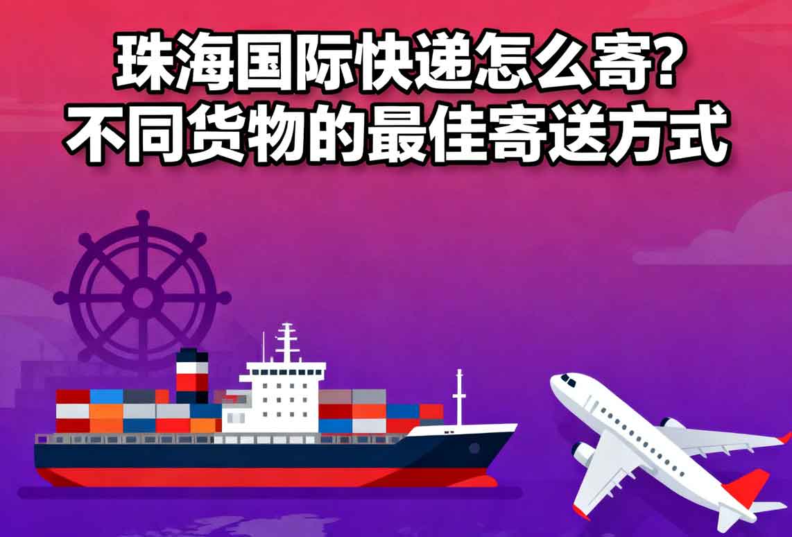 珠海国际快递怎么寄？不同货物的最佳寄送方式