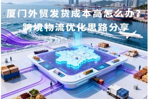 厦门外贸发货成本高怎么办？跨境物流优化思路分享